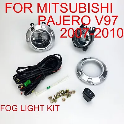 Front Bumper Fog Driving Lights Assembly For Mitsubishi Pajero V97 2007-2010 Set • $82.10