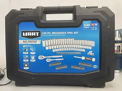 Hart 1/4  & 3/8  SAE/Metric 140pc Mechanic Tool Set HHMTS402 *BRAND NEW* • $59.99