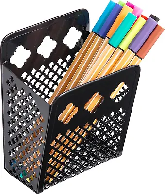 Magnetic Pencil Holder - Extra Strong Magnets Mesh Marker Holder Perfect For Whi • £6.86