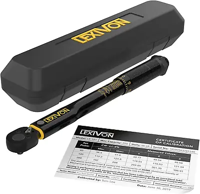 Inch Pound Torque Wrench 1/4-Inch Drive | 20-200 In-Lb/2.26-22.6 Nm • $37.28