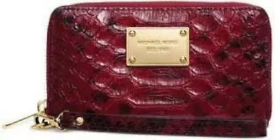 Michael Kors Large Multi Function Phone Case Cinnabar Red Electronics New • $110.40