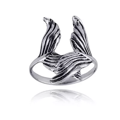 Mermaid Tail Ring - 925 Sterling Silver Mermaids Sea Siren Tails Ocean Gift NEW • $9.50