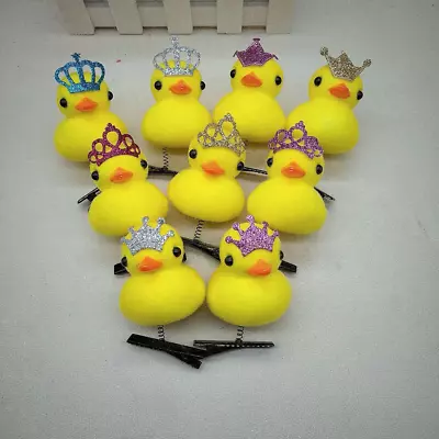 10pcs Little Yellow Duck Spring Hair Clip Duckbill Clip  Children Hair Accessory • $7.76