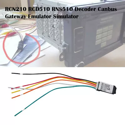 1 PC RCN210 RCD510 RNS510 Decoder Canbus Gateway Emulator Simulator For VW CD AU • $15.35