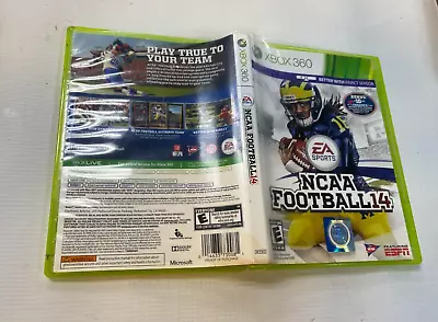 NCAA Football 14 (Xbox 360 2013) Disc Scrached READ!!! NON WORKING!!!! • $20.50