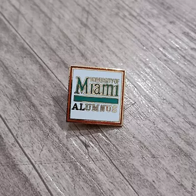 University Of Miami Hurricanes Alumnus Pin College Collegiate Pin Co • $30