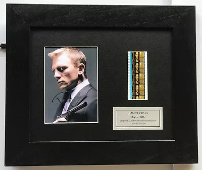 £34.99 • Buy James Bond 007 'SKYFALL' DANIEL CRAIG Signed Repro Film Cell Memorabilia*