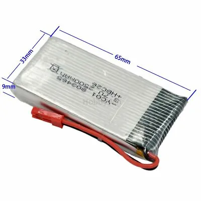 $20.37 • Buy 3.7V 1S 2500mAh 25C LiPO Battery JST Plug For RC Airplane Helicopter FPV Drone