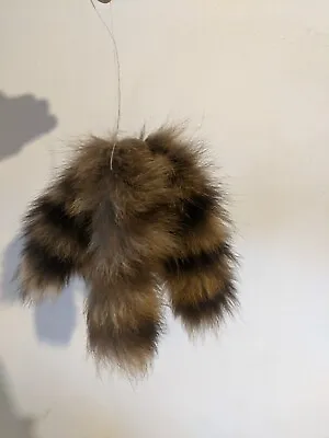 Bunch Of Vintage Raccoon Tails NOT TAXIDERMY QUALITY • $10