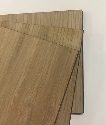 Oak Sheets 4mm Thick Double Side Veneer Laser Cut To A1A2A3A4A5 & A6 Format • £58