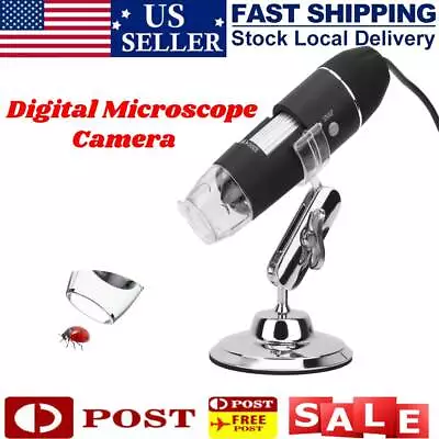 Mini USB 1600X Handheld Portable Microscope Wireless Digital Microscope • $18.52