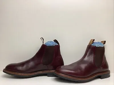 Vtg Mens Superior J Crew Casual Burgundy Boots Size 9 • $79.99