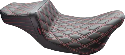 Le Pera Tailwhip Red Diamond Stitch Seat Fits 2008-2023 Harley Touring FLHX FLTR • $545.40
