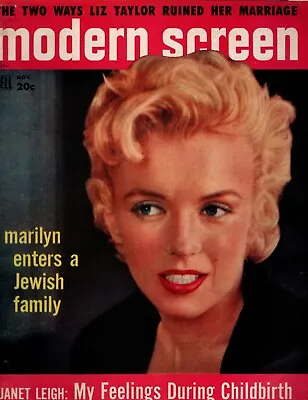 Marilyn Monroe Magazine Clipping - Modern Screen - November 1956 • $20