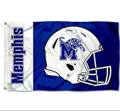 Memphis Tigers Football Helmet Flag Large 3x5 • $20