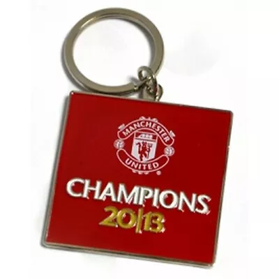 Manchester United FC Official Football Champions 2013 Keyring BS138 • £5.59