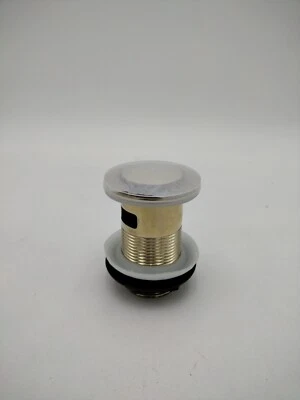 £10.99 • Buy Brushed Gold Bathroom Basin Waste Click-Clack Slotted Brass Sink Plug