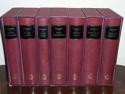 £453.58 • Buy Folio Society WORKS OF CHARLES DICKENS 7 Vols Nonesuch Text & Illustrations