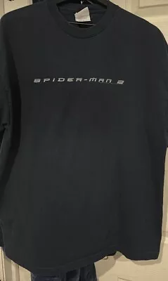 RARE Vintage 2004 Spider-Man 2 Movie Promo T Shirt Spider-Man T Shirt XL • $40