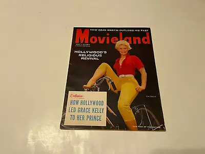 Movieland Magazine April 1956 Kim Novak Jayne Mansfield Grace Kelly More RARE!  • $19.01