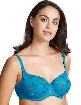 Panache Tango Balconette Bra Underwired Non Padded Lingerie Vivid Turquoise 9071 • £18.91