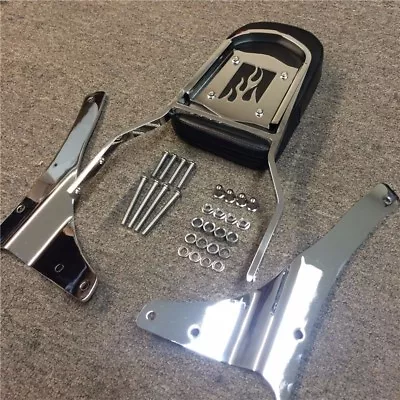 $52.15 • Buy Flame Backrest Sissy Bar For 05-12 Suzuki Boulevard M50 VZ800 C50 VL800 C50T VL8