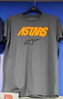 £23.99 • Buy Alpinestars Angle Combo Short Sleeve T-Shirt- Men Casual Wear Tee - Charcoal