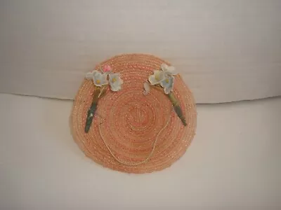 Vintage 1950's Doll Straw Hat-fit Muffie/Ginny Vogue/Ginger/Alex Wendy/Virga • $28.99