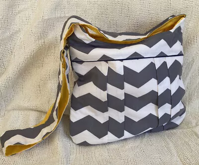 Dance Bag Handmade Zig Zag Chevron Cross Body Shoulder Strap Magnetic Snap • $29