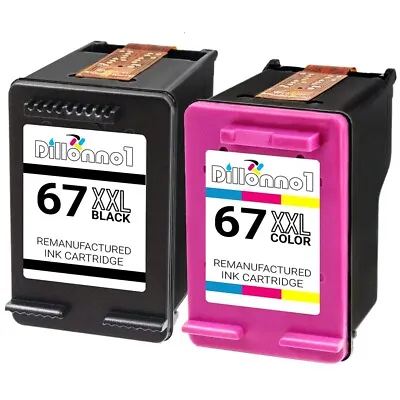 $15.95 • Buy Replacement HP 67XL XXL Ink Cartridges For HP 3YM56AN 3YM57AN, 3YM55AN 3YM58AN