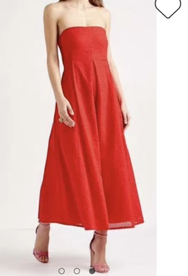 $50 • Buy Scanlan Theodore Embroidered Eyelet Jumpsuit 10