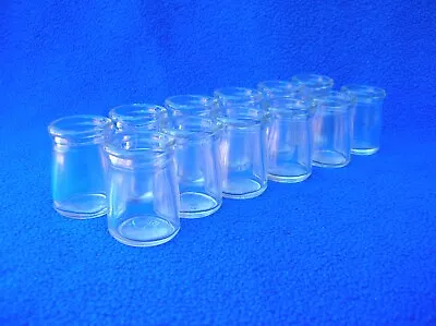 Rare Lot Of 12 Individual Coffee Creamer/Milk Glass Bottles Cafe Restaurant • $29.99