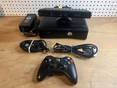 Microsoft Xbox 360 Slim 4GB Console Bundle With Kinect Controller & Cords • $114.95
