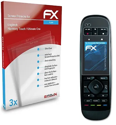 AtFoliX 3x Screen Protector For Logitech Harmony Touch / Ultimate One Clear • £11.69