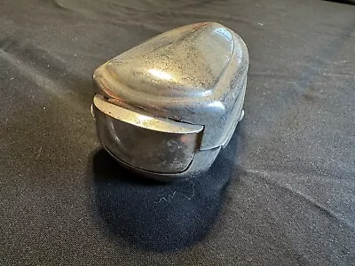 Vintage Old Battery Powered Chrome  Bicycle Headlight Hong Kong Barn Find • $14.99