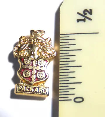 Vintage Packard Motor Car Company Crest Pin (1/2  Mini) • $21.95