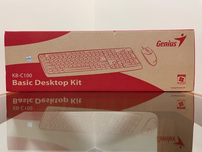 £14.99 • Buy Genius Basic Desktop Keyboard And Mouse Set PS/2 - Black FREE NEXT DAY DELIVERY
