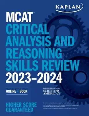 MCAT Critical Analysis And Reasoning Skills Review 2023-2024: Online  Bo - GOOD • $5.22
