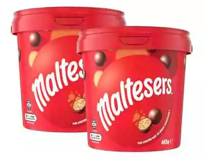 2x Maltesers Chocolate Buckets Chocolates 465g Large Bucket Snack Lollies Treats • $26.99