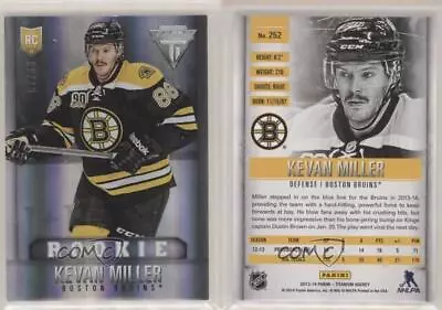 2013 Panini Anthology Titanium Update Jersey Number /86 Kevan Miller Rookie RC • $22.39