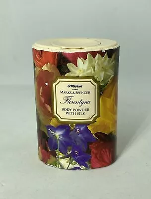 Vintage ST MICHAEL Florentyna Floral Body Powder With Silk 50G Marks & Spencer • £12.99