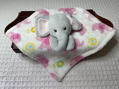 Little Miracles Gray Elephant Plush Lovely Security Blanket 12  Square • $9.99