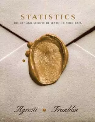 Statistics: The Art And Science Of Learning From Data (MyStatLab Series) - GOOD • $4.48