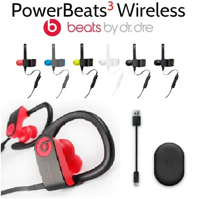 Beats Dr Dre Powerbeats3 Wireless Bluetooth In Ear Headphones New - AU Seller • $120