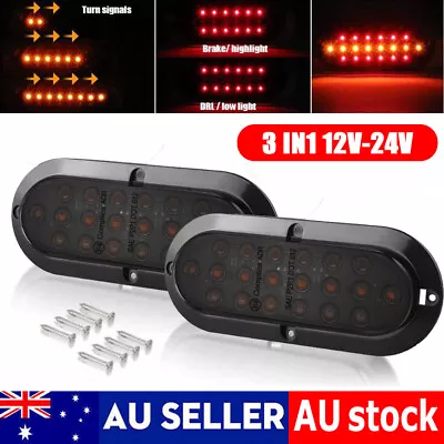 2X Sequential Indicator LED Tail Lights Trailer Ute Caravan Truck RV Stop Lamp • $28.85
