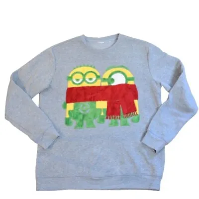 $19.99 • Buy Minions Fun Christmas Shirt Ugly Sweatshirt Size L