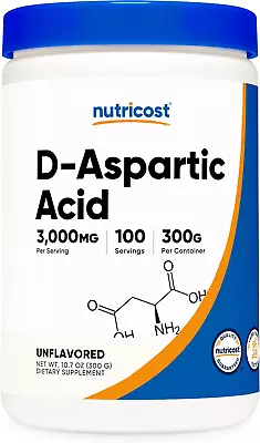 D-Aspartic Acid (DAA) Powder 300G - Pure D Aspartic Acid • $36.63