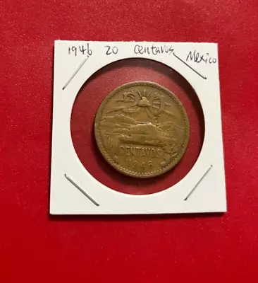 1946 20 Centavos Mexico Coin - Nice World Coin !!!  • $4.95