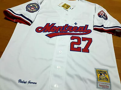 MONTREAL EXPOS #27 VLADIMIR GUERRERO Throwback 2 PATCH SEWN Jersey Size XXL NWT • $199