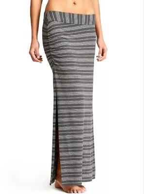 ATHLETA $118 Striped Stretch Pull On Serafina Casual Maxi Skirt Size Small #W87 • $19.99